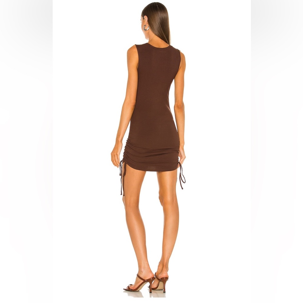 Smokeshow Dress in Chocolate Brown - Picture 3 of 10